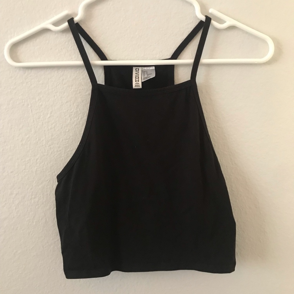 Cropped Black Tanktop